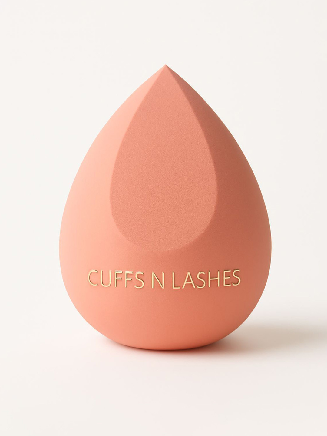 CUFFS N LASHES Makeup Blender Tear Drop Sponge Peach