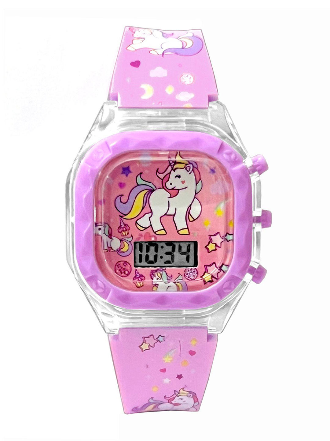 Time Up Girls Digital Dial Glowing Light & Music Watch NGLOW-UN4