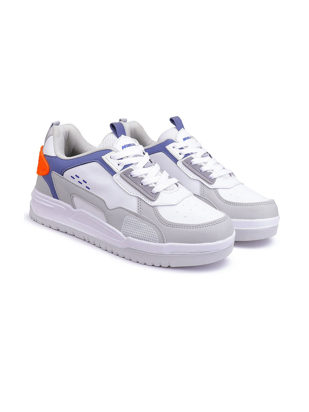 NOBELITE Men Colourblocked Round Toe EVA Sneakers