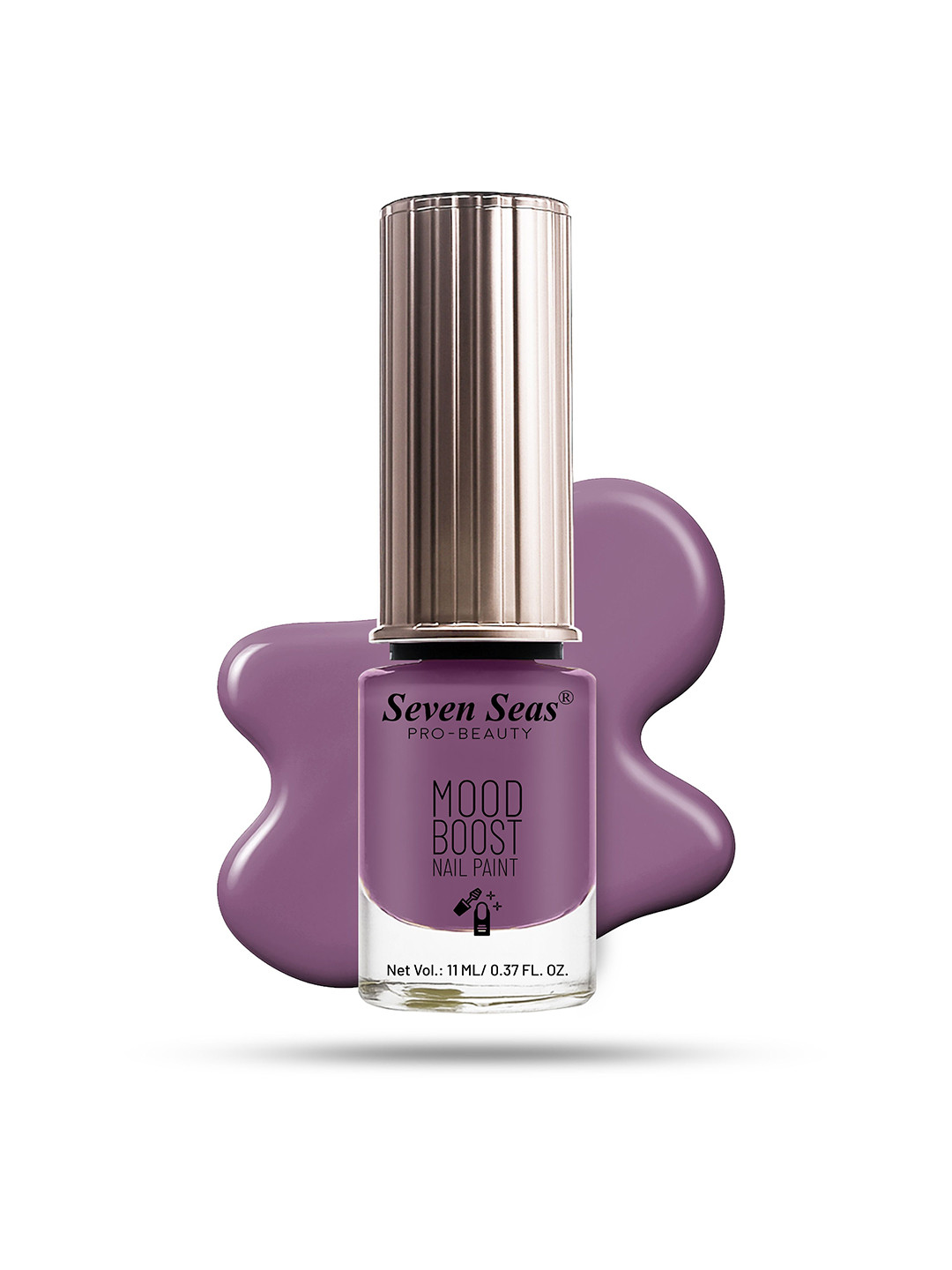 Seven Seas Mood Boost Long Lasting & Chip Resistant Nail Paint - 11 ml - Heather 50