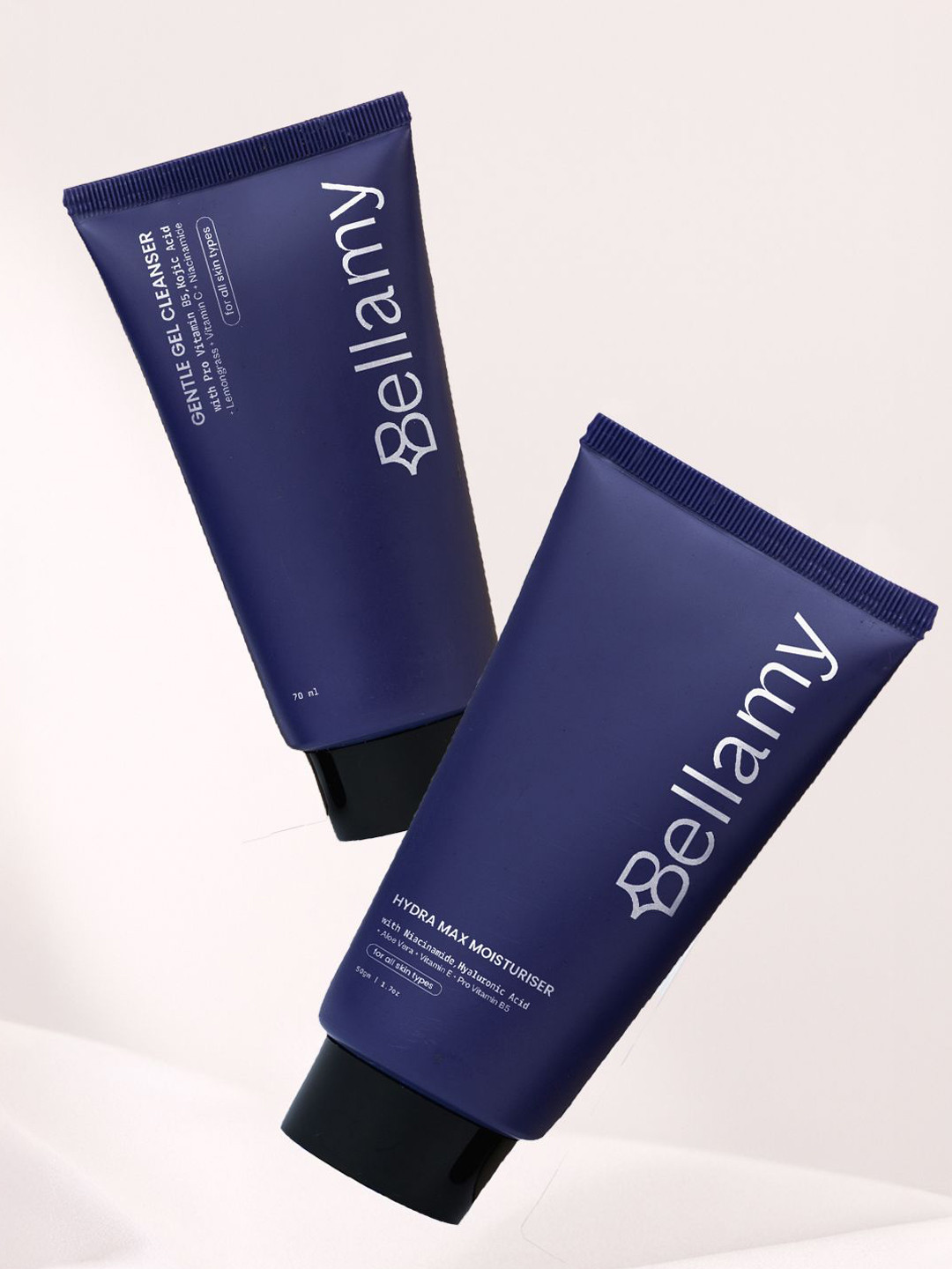 BELLAMY Set Of 2 Hydra Max Moisturiser - 50 g & Gentle Gel Cleanser - 70 ml