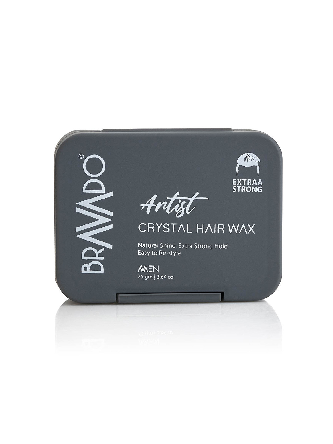 Bravado Artist Crystal Extraa Strong Hold Hair Wax 75g