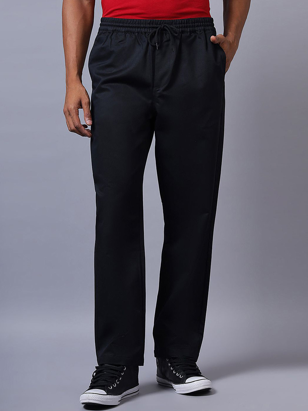 Converse Men Relaxed Straight Leg Straight Fit Trousers