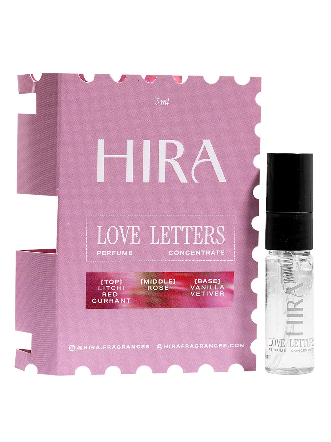 HIRA Women Love Letters Long Lasting Eau De Parfum - 5 ml