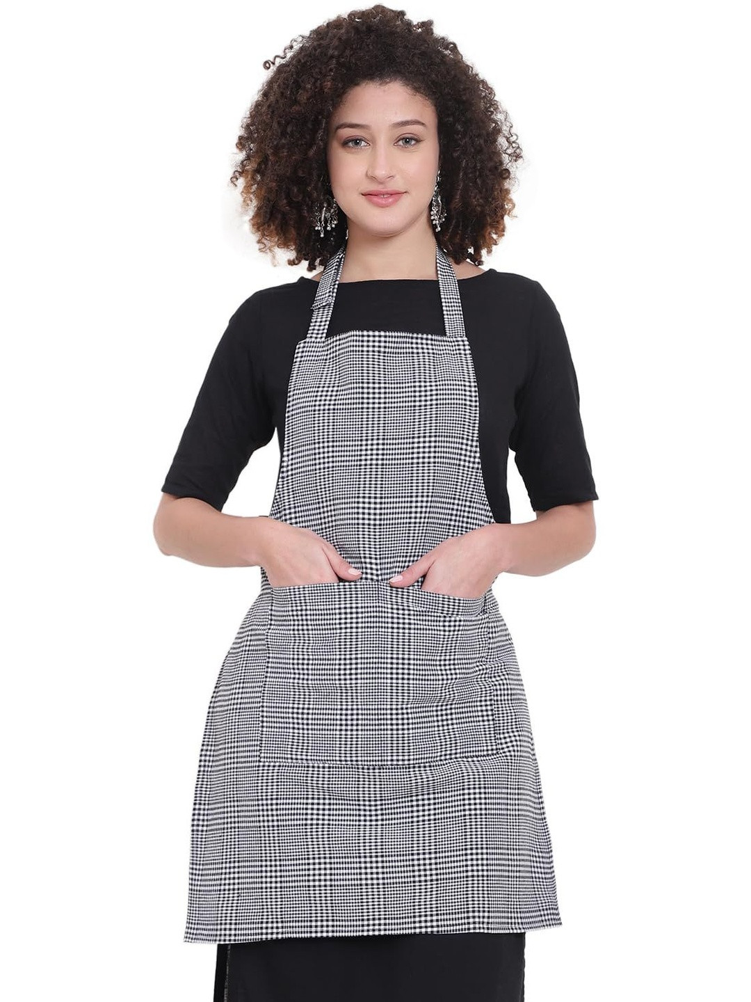 DESNUDA Checked Chef's Apron