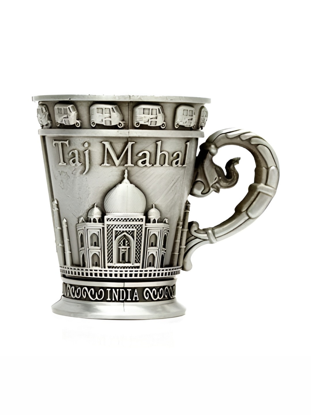 POCKTOWN INTERNATIONAL Grey Ethnic Motifs Printed Water Glass