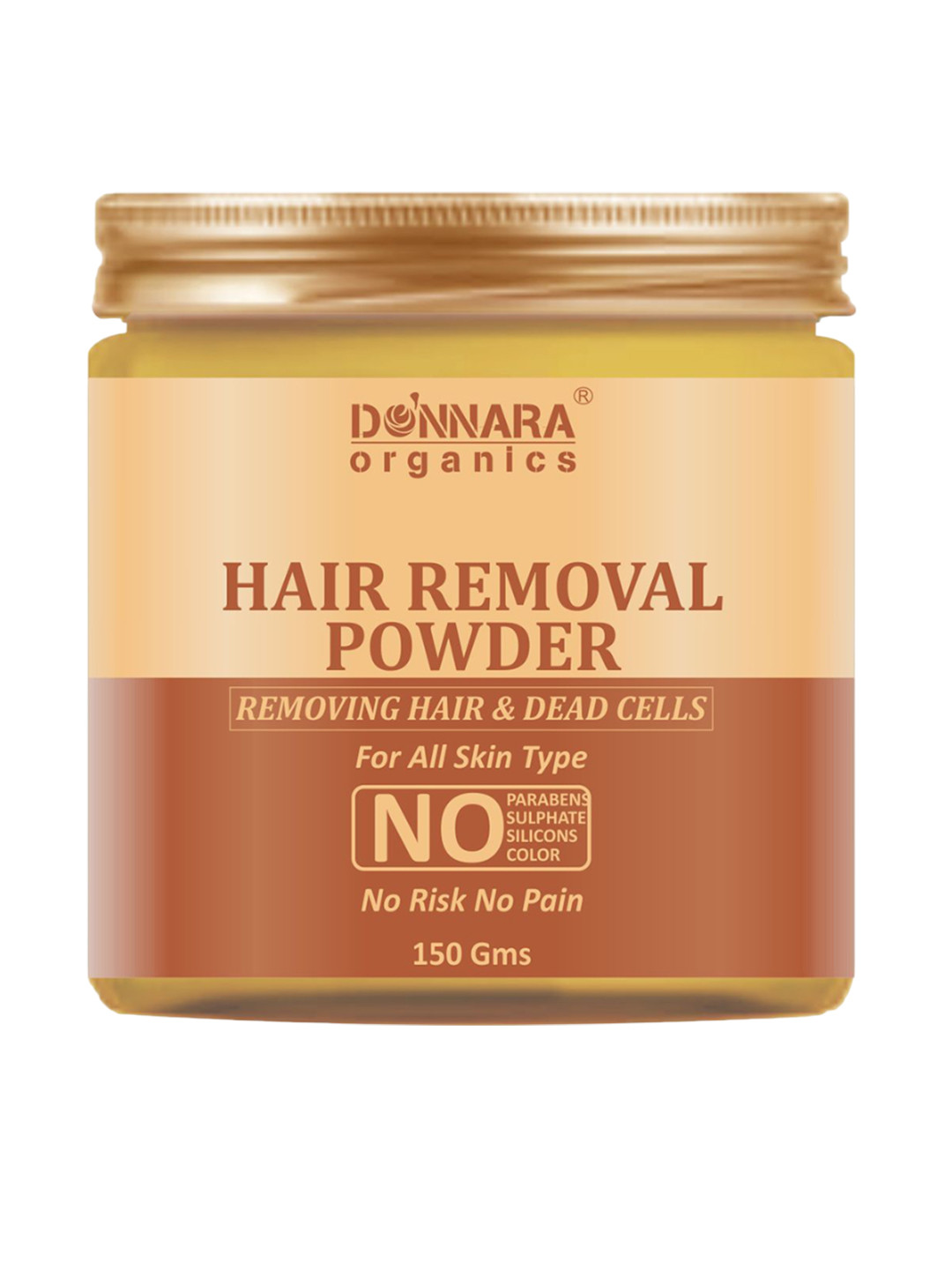 Donnara Organics Hair Removal Powder For Removing Hair & Dead Cells - 150 g
