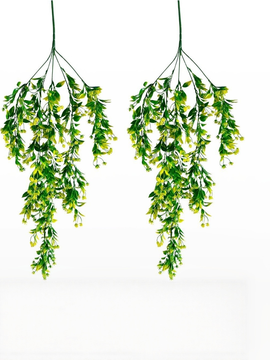 Dekorly Yellow Plastic  Artificial Flowers & Plants Without Pot