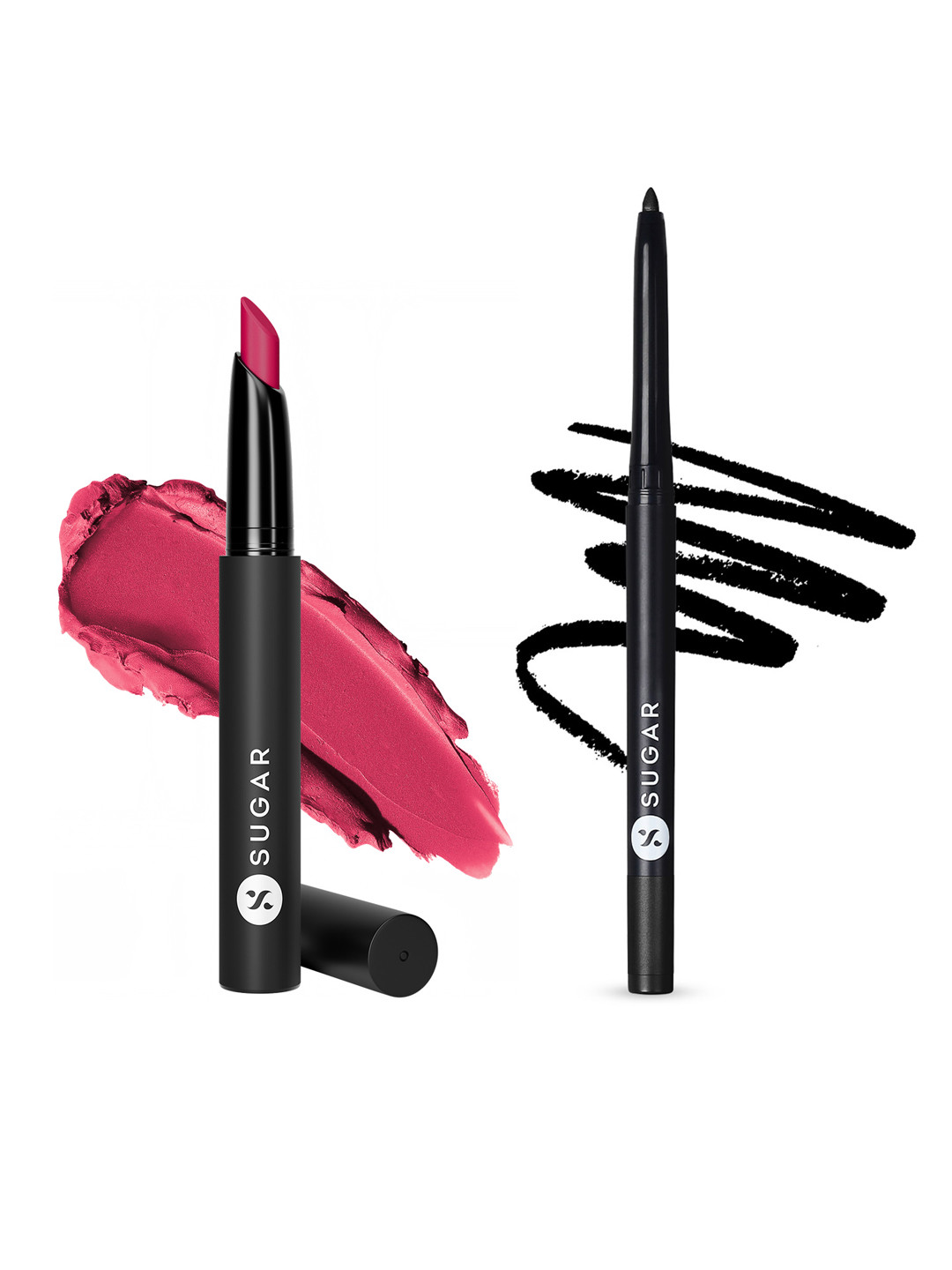 SUGAR Set of Matte Attack Lipstick & Kohl Of Honour Kajal