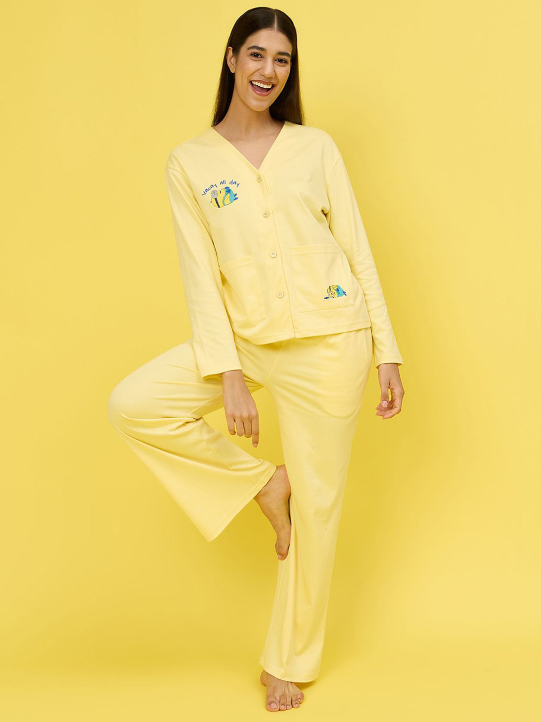 Sweet Dreams Women Minions printed Pyjama set