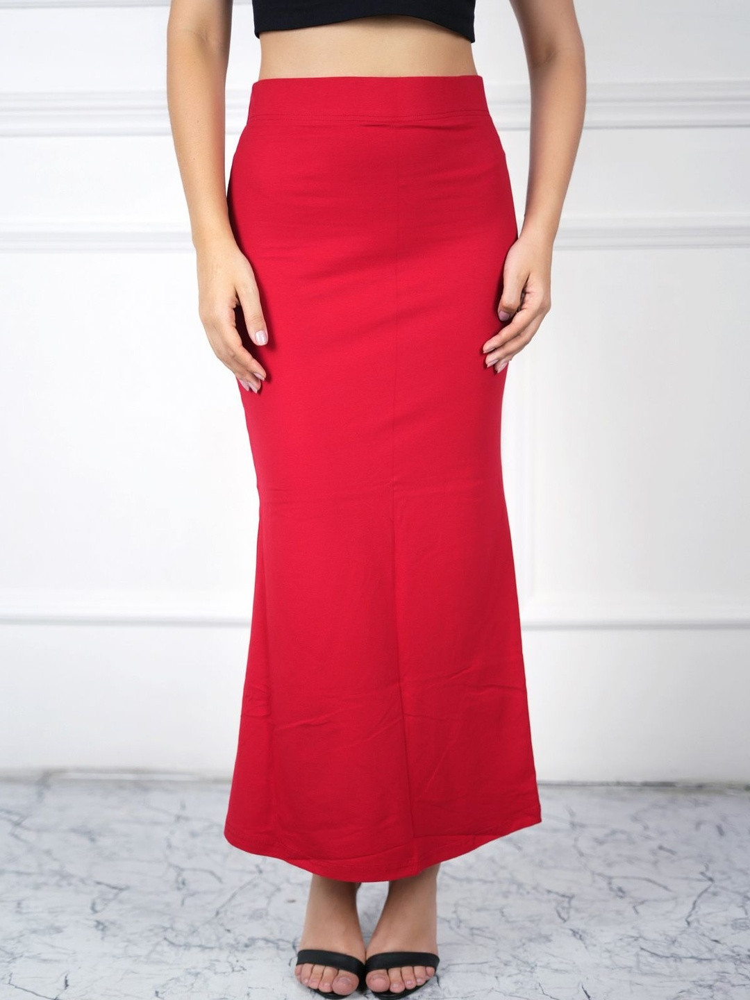 Kilvis Womens Saree Solid Stretchable & Mermaid Fit Shapewear