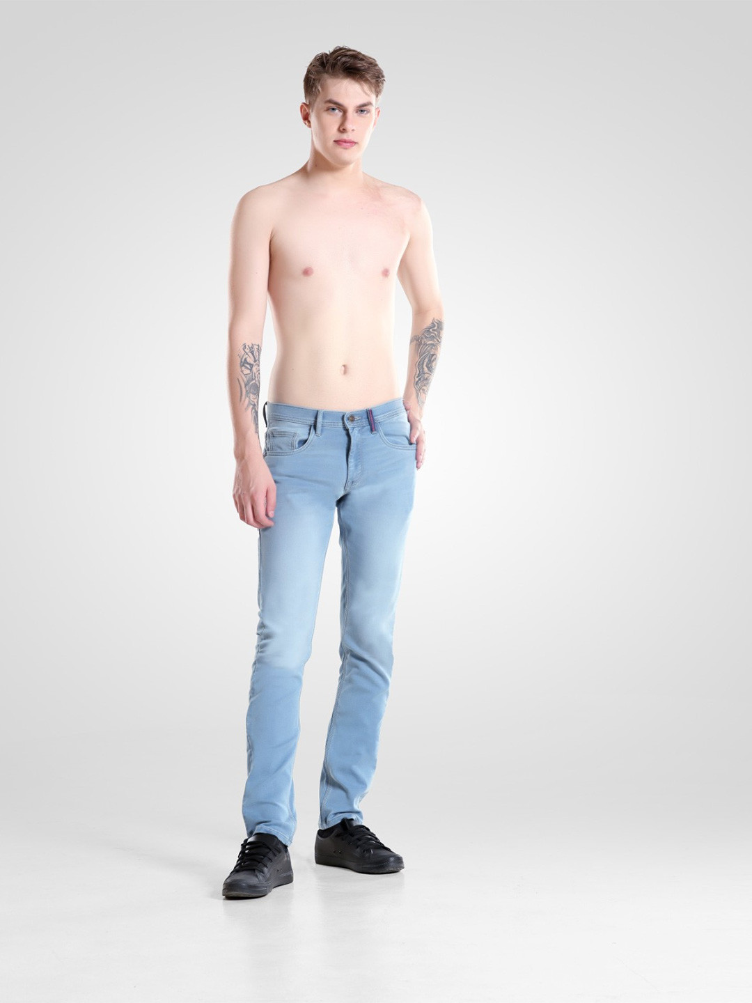 TURMS Cool Tech Anti Odor Travel Edition UV Protectant Denim Jeans