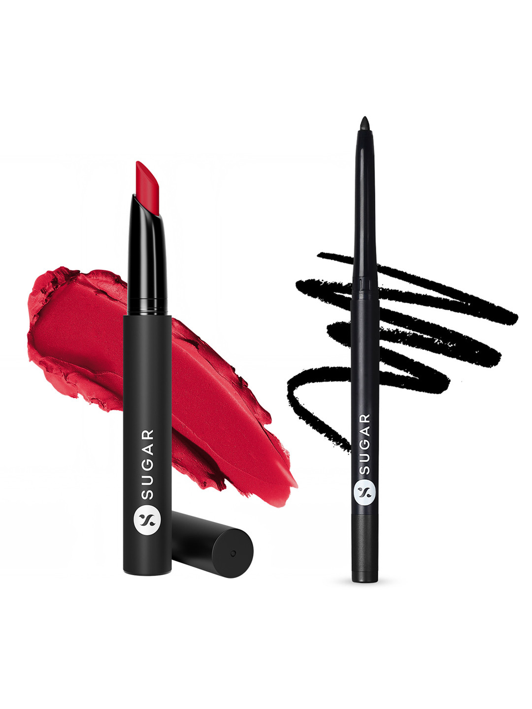 SUGAR Set of Matte Attack Lipstick & Kohl Of Honour Kajal