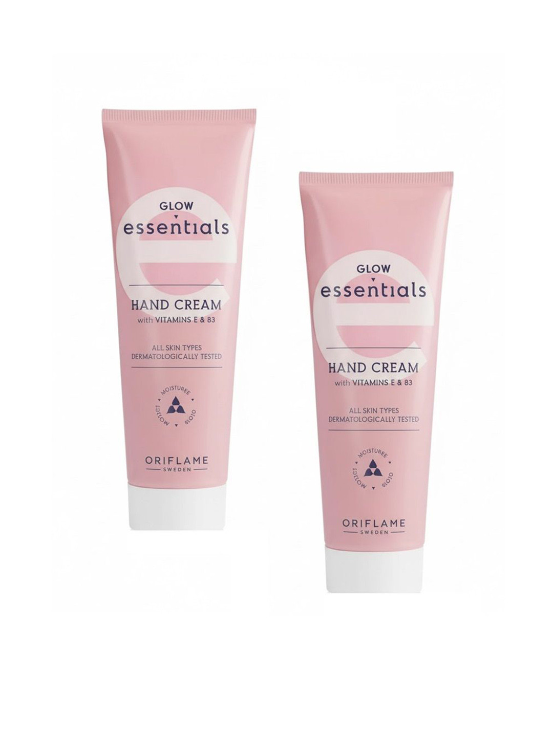 Oriflame  Set Of 2 Glow Essentials Hand Cream With Vitamins E & B3 - 75 ml Each