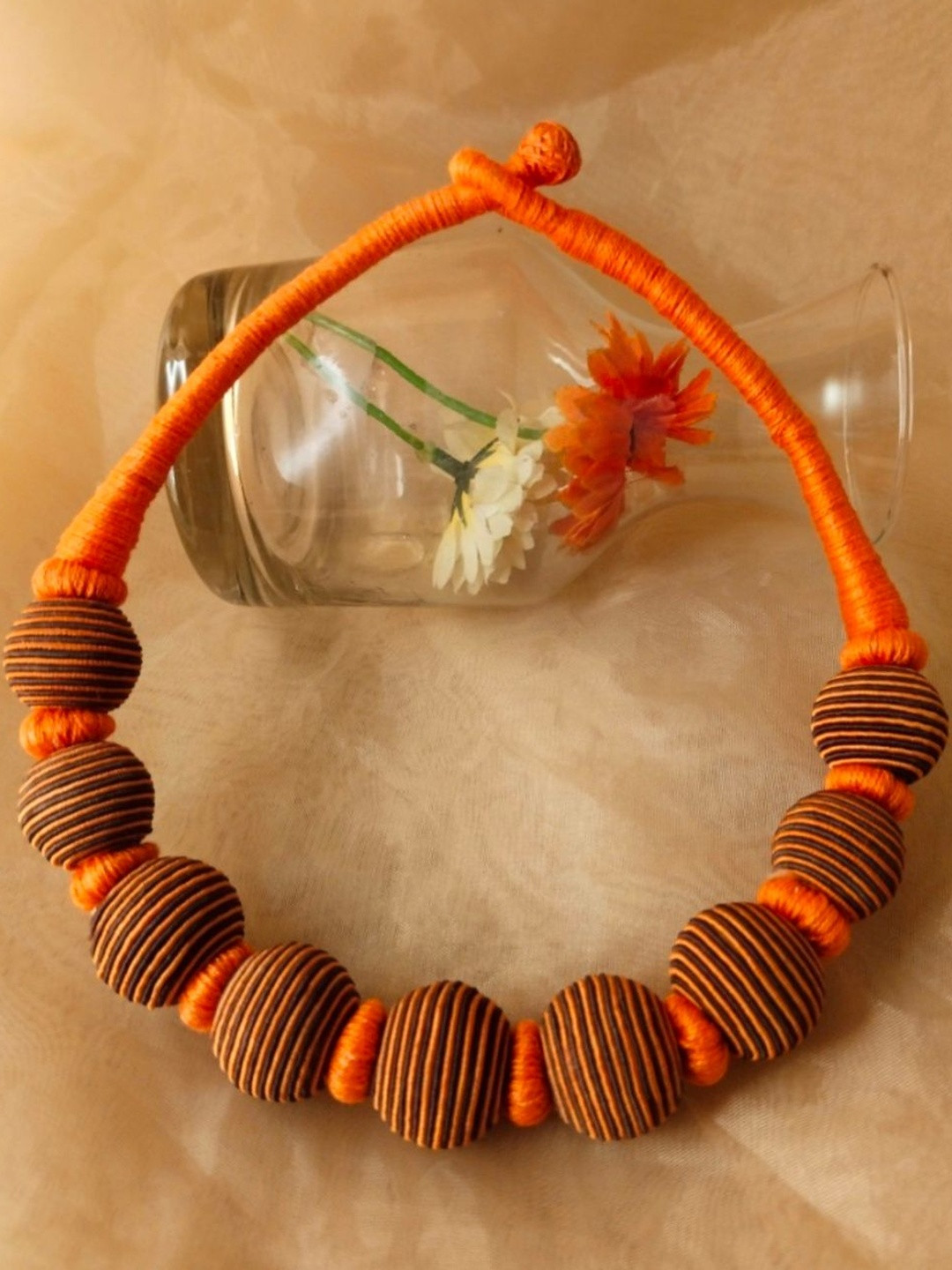 JewelSana Women Fabric Round Roll Choker Necklace