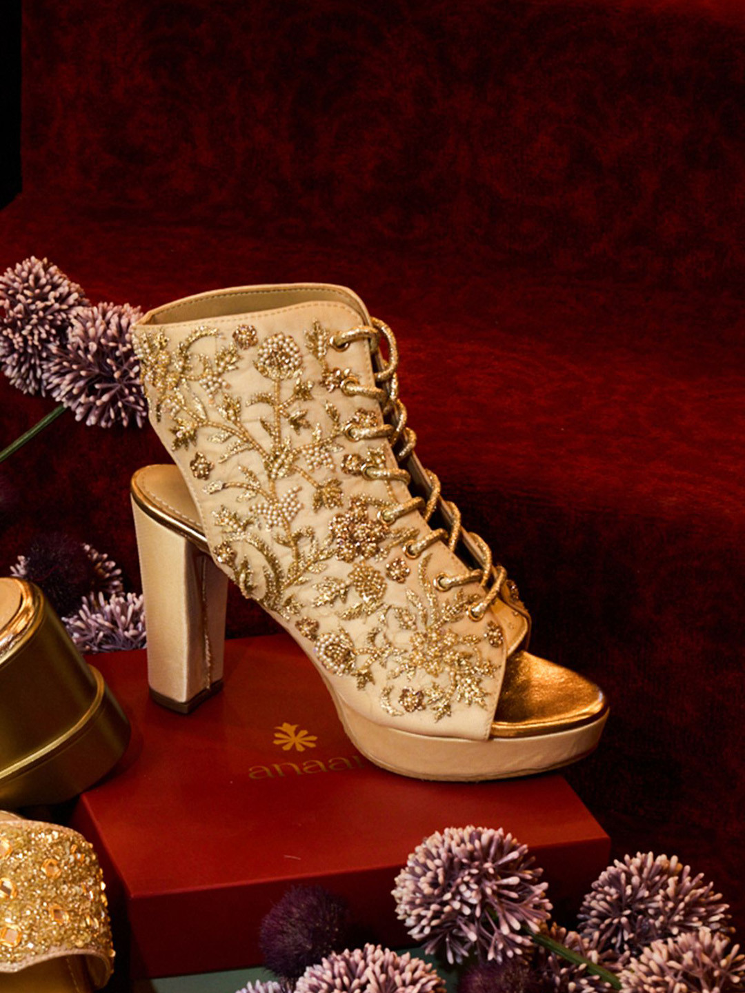 Anaar Women Aurora Peep Boots