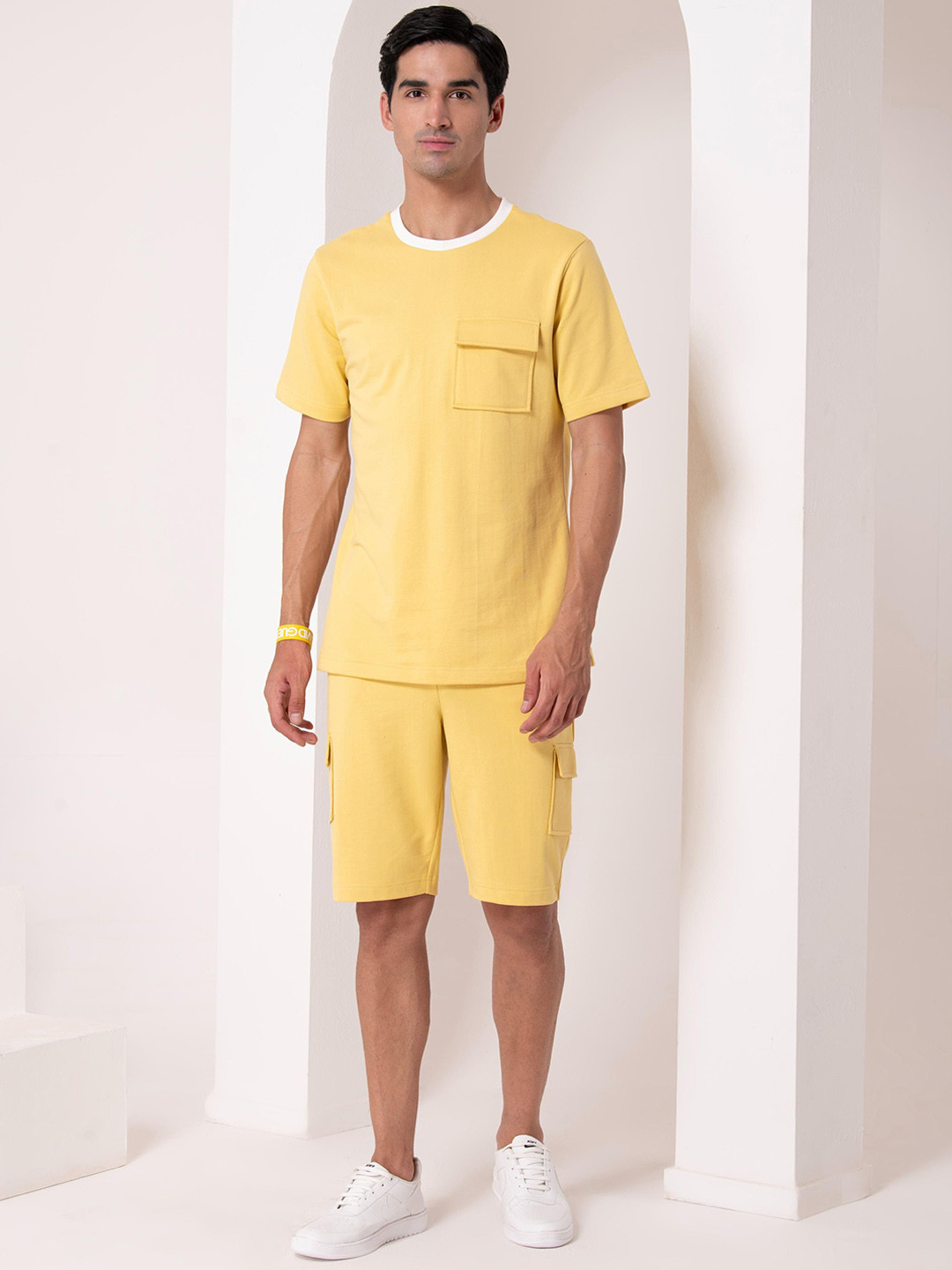 HOUSE OF S Men T-Shirt and Shorts Co-ord Set