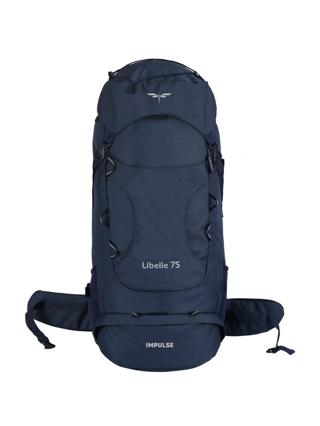 Impulse Unisex Logo-Detail 3-Compartment Large Rucksack With Rain Cover