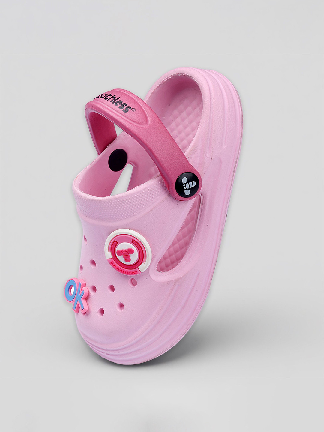 toothless Girls Pink/ Fuchsia Moulds Clogs