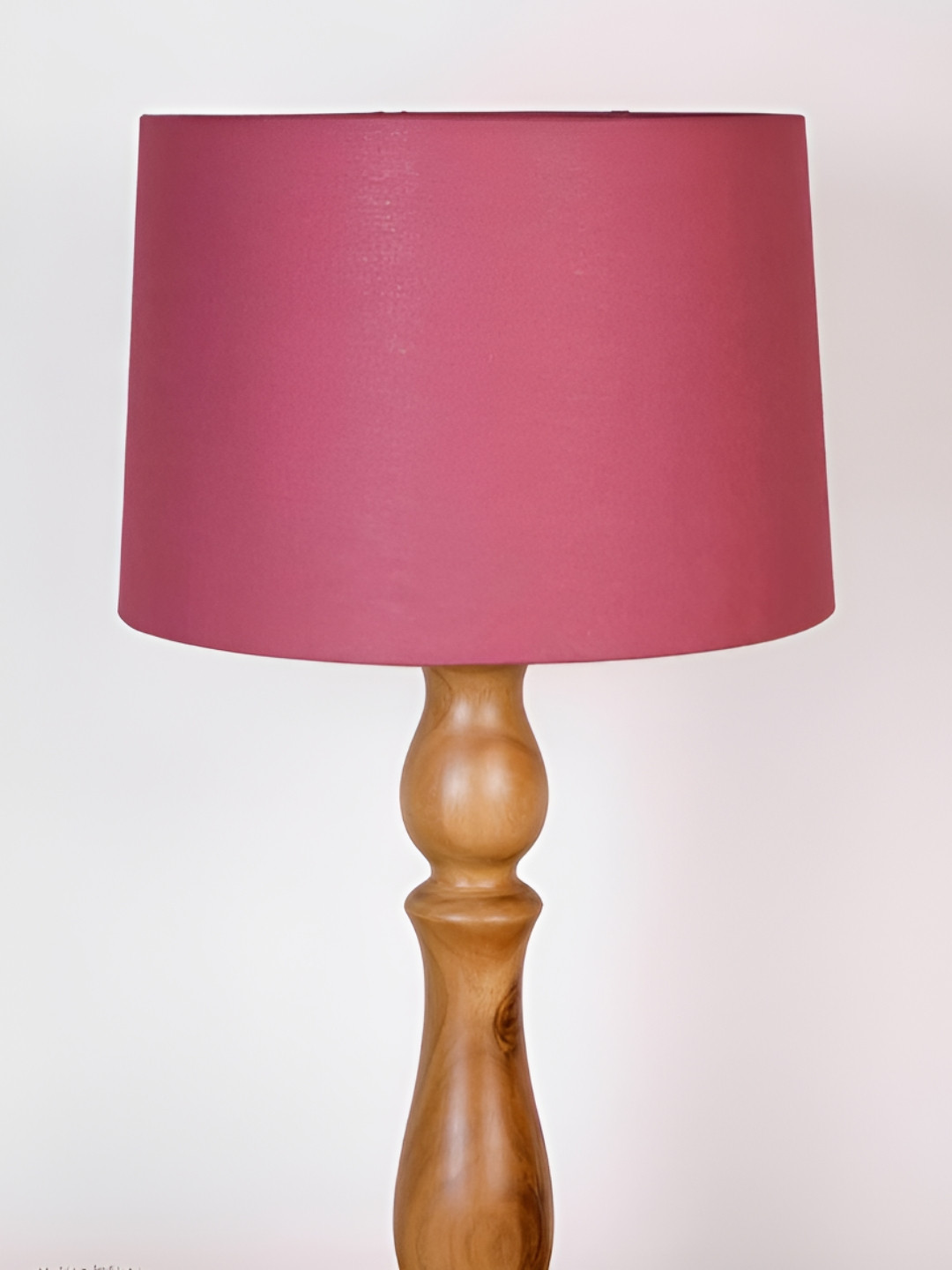 FREEDOM TREE Red Metal Cylindrical Shaped Table Lamp