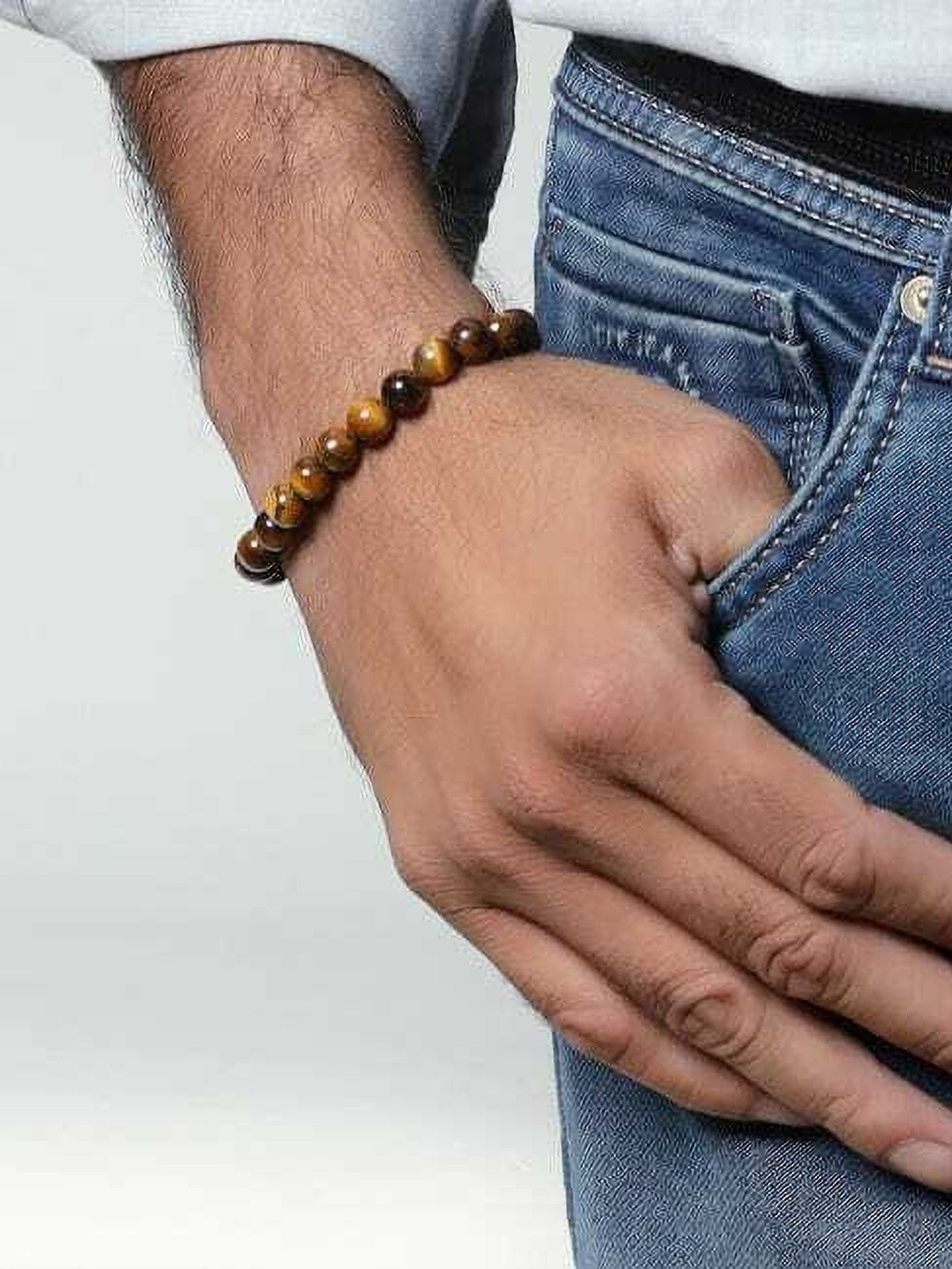 Divine souvenirs Women Tiger Eye Bracelet