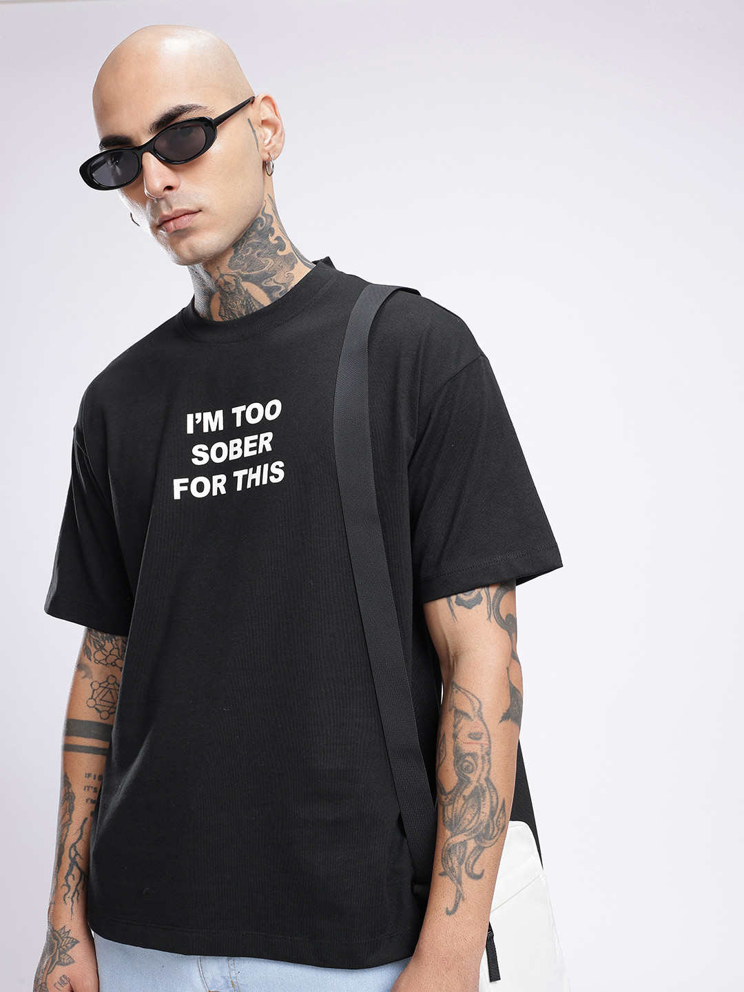 glitchez Humour and Comic Relaxed Fit T-shirt