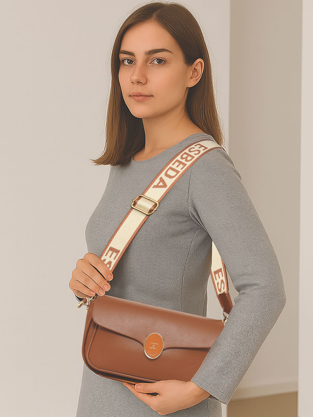 ESBEDA Women Solid Shopper Shoulder Bag