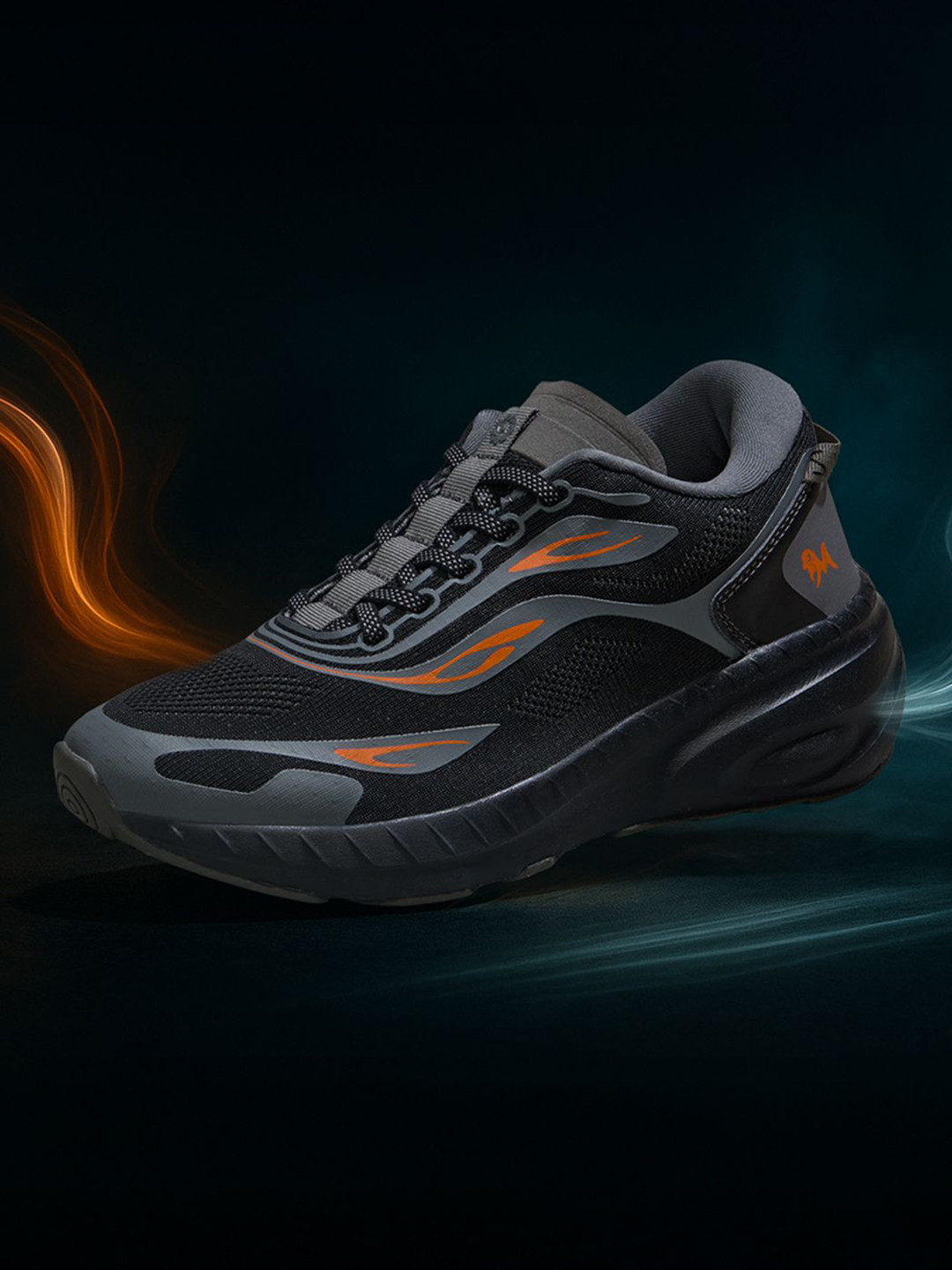 NEEMANS Unisex Colourblocked Lace-Ups Neemans Begin Walk Flames Running Sports Shoes