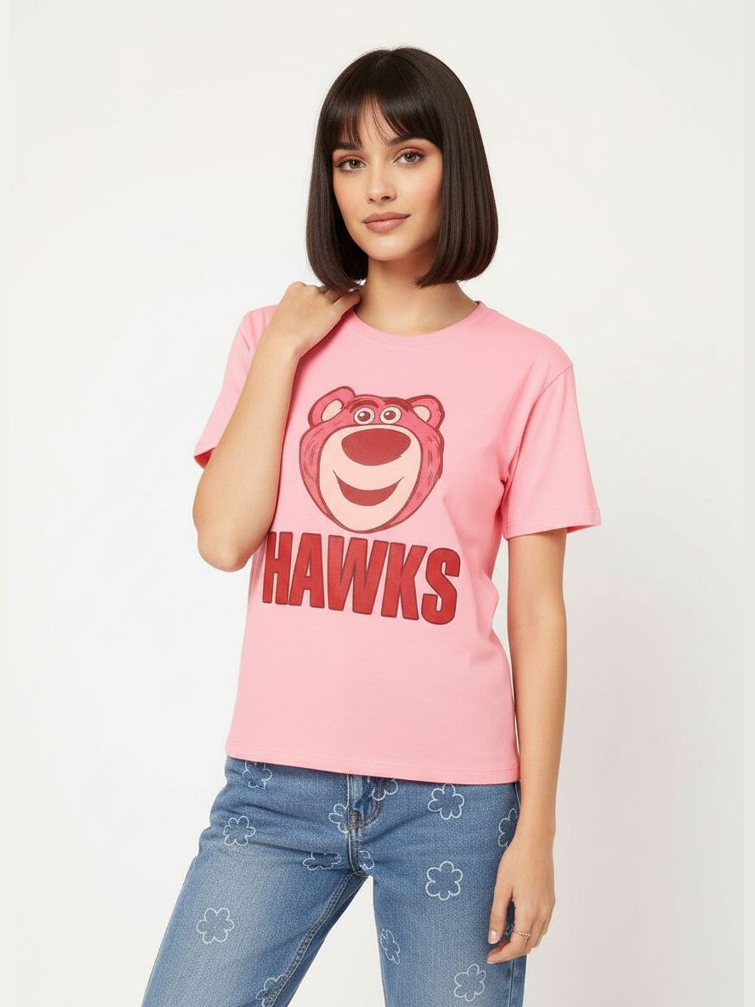 DressBerry Boldly Basic Printed T-shirt