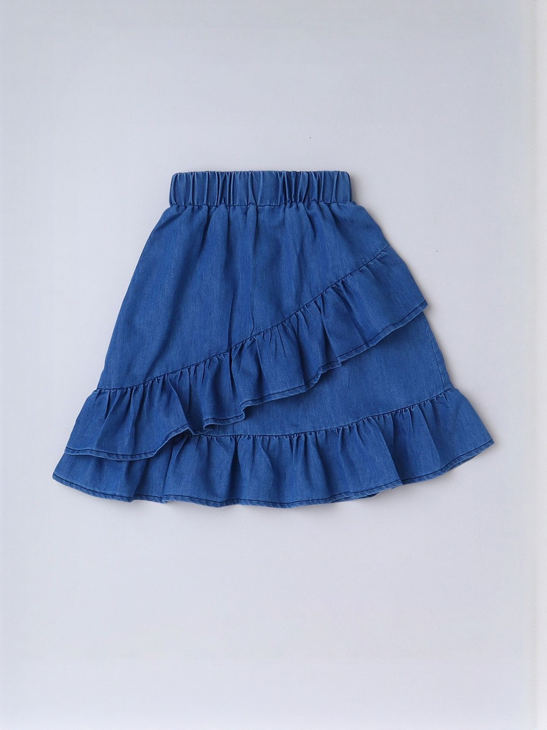 Hopscotch Girls Cotton Ruffled Flared Skirt