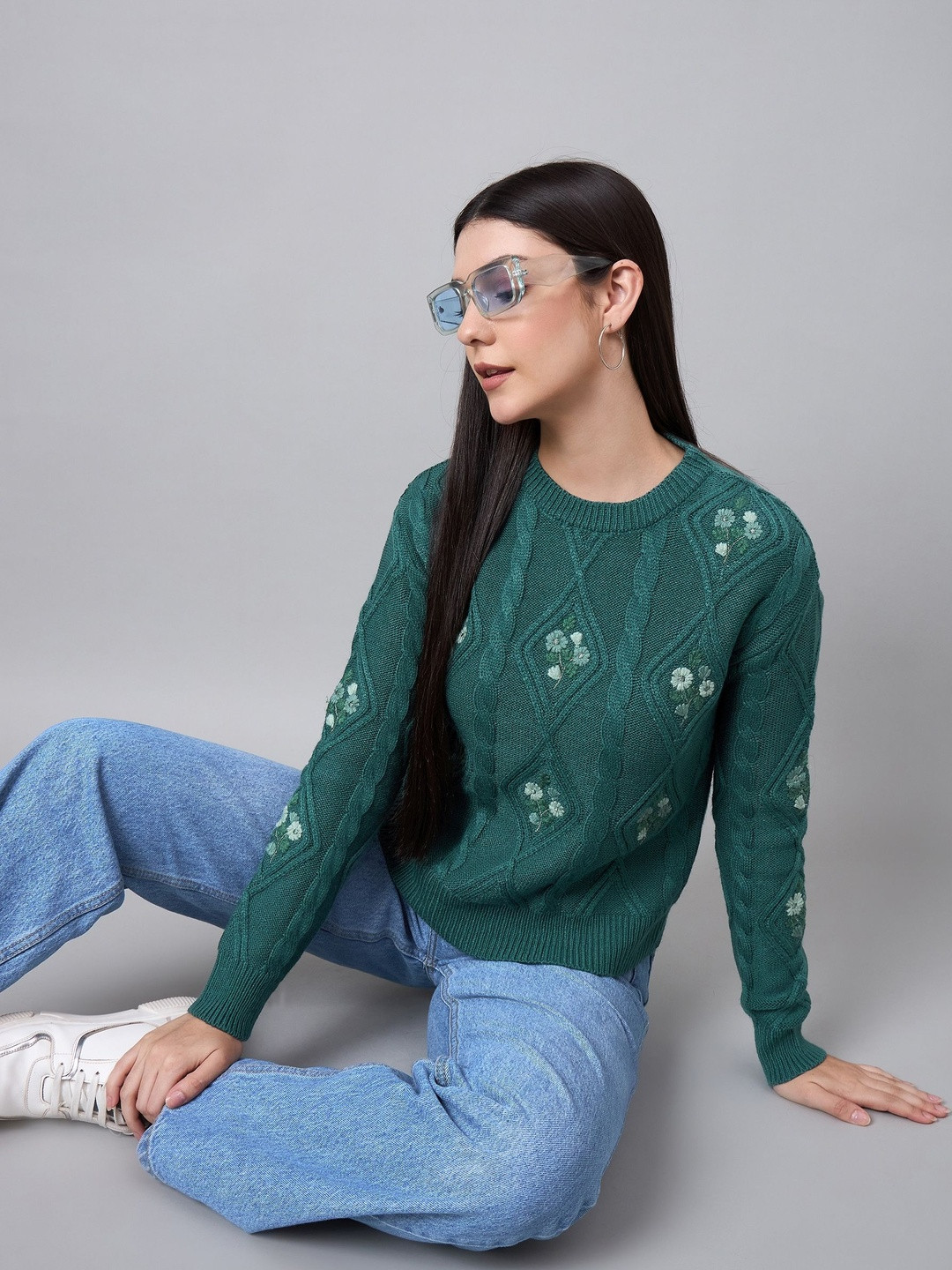 Spink Floral Embroidered Top