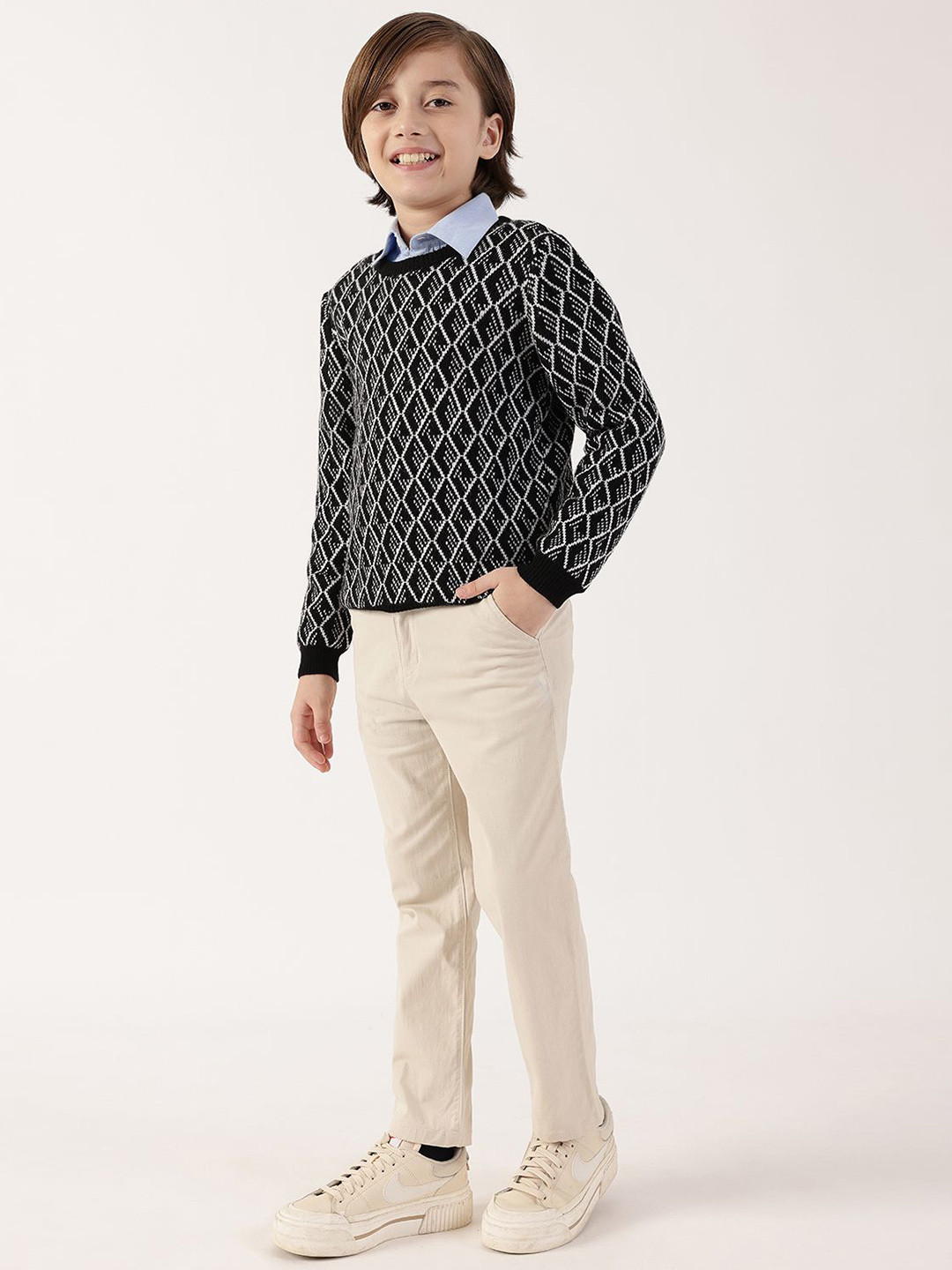 One Friday Boys Pullover Winter Wear Sweaters