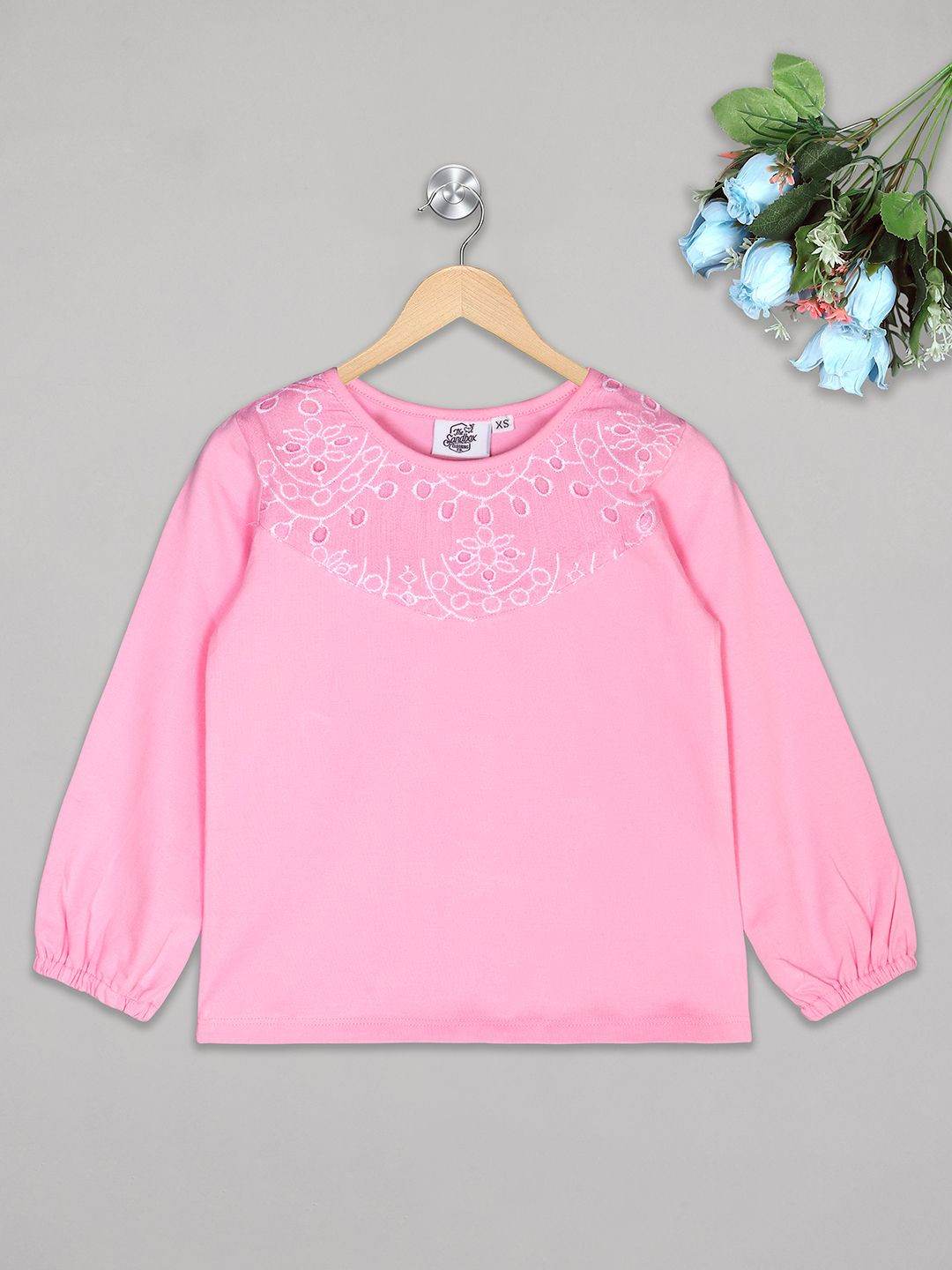 The Sandbox Clothing Co. Girls Floral Printed Cotton T-shirt