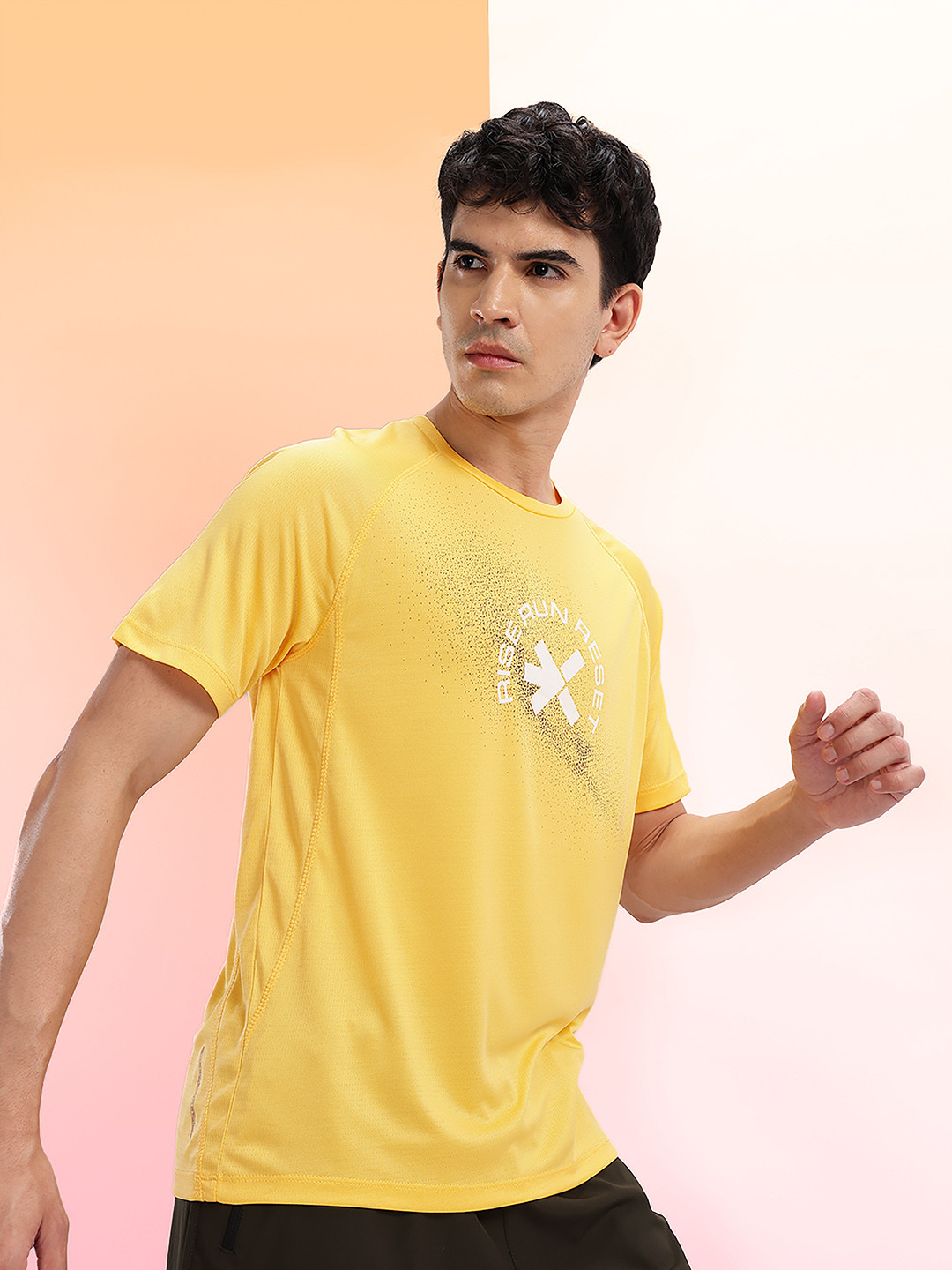 HRX by Hrithik Roshan Brand Logo Ultralite Running T-shirt