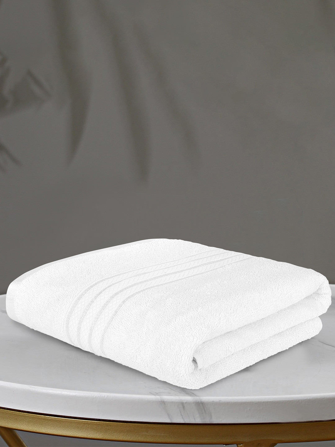 Cuddle cotton White Cotton 400 GSM Bath Towel