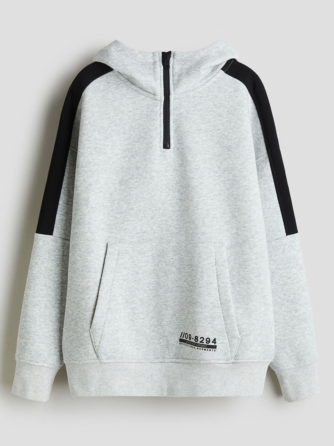 H&M Boys Brushed-inside zip-top hoodie