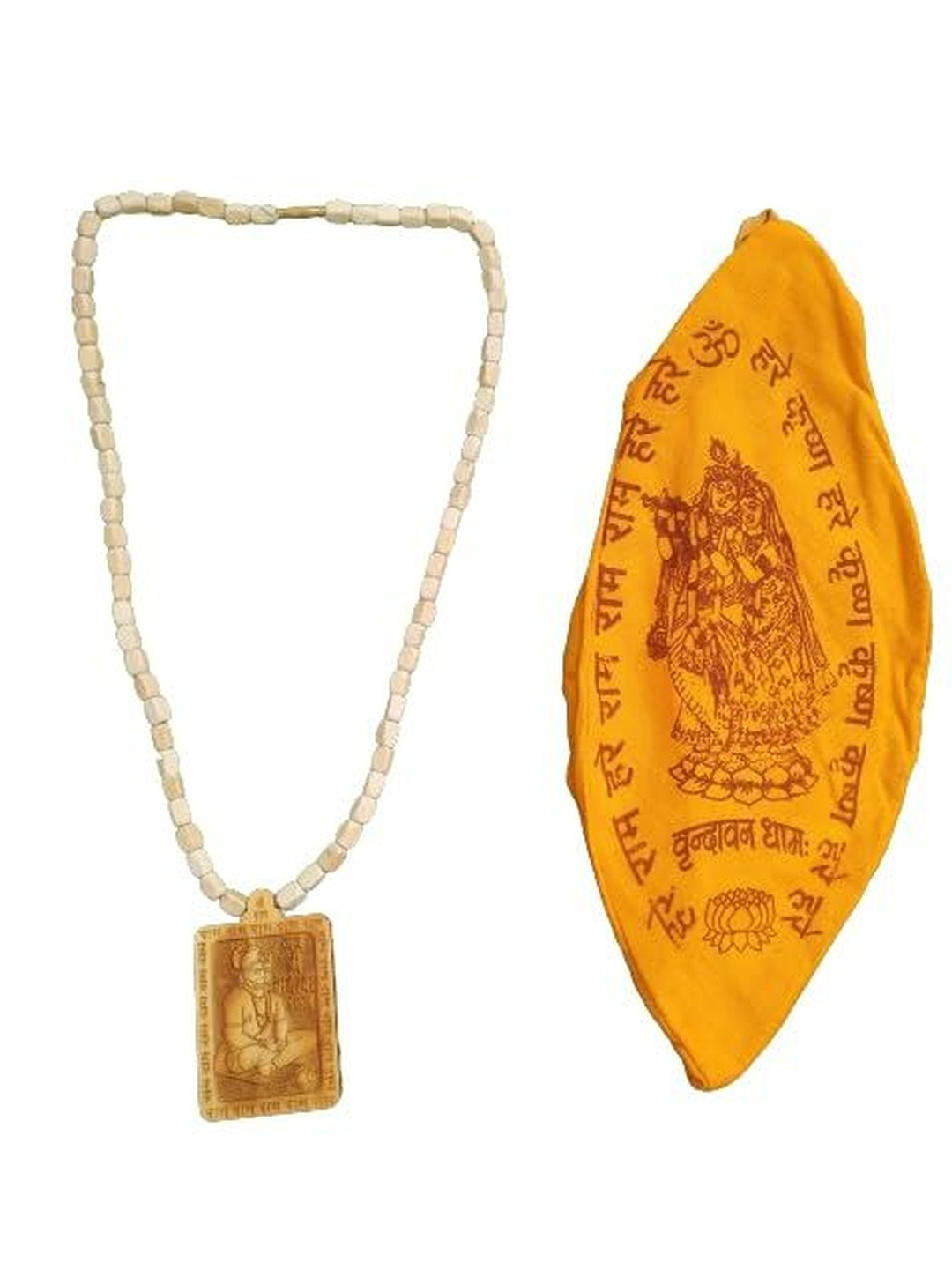 APNA KANHA Set Of 2 Pendant Shri Bageshwar Dham Ram Mala and Gomukhi Home Gift Sets