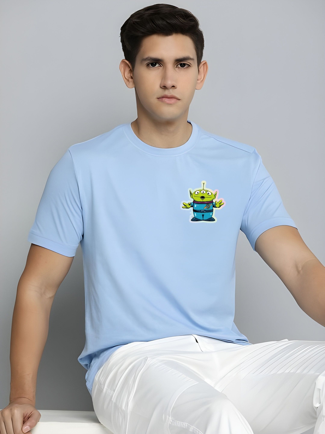 Moda Rapido Graphic Printed Toy Story Round Neck Regular Sleeves Regular Fit T-shirt