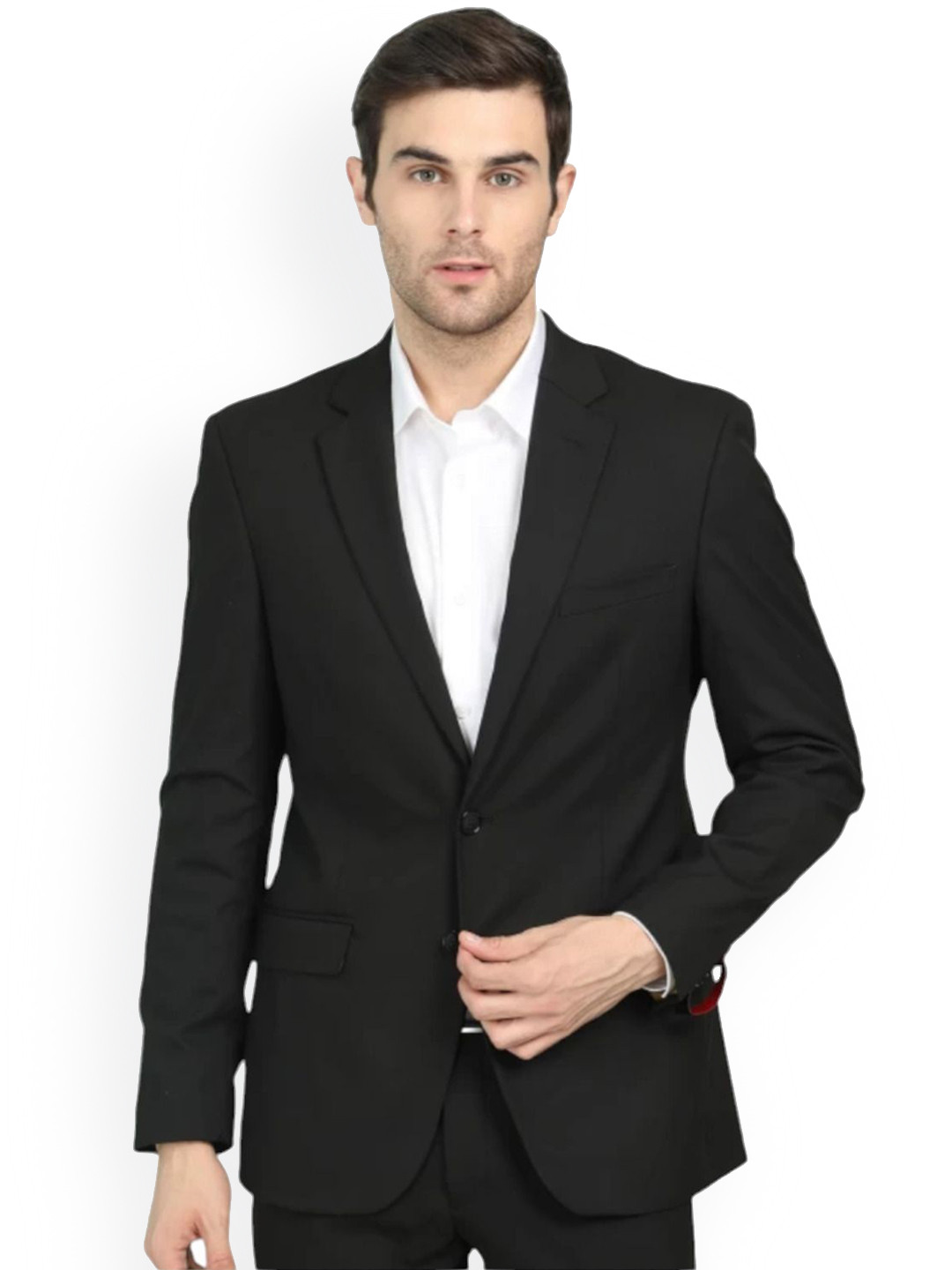 SOFTINO Single Breasted Slim Fit Formal Blazers