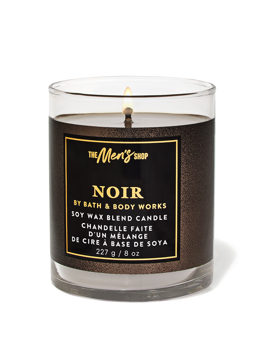 Bath & Body Works Noir Signature Soy Wax Blend Single Wick Candle - 227 g