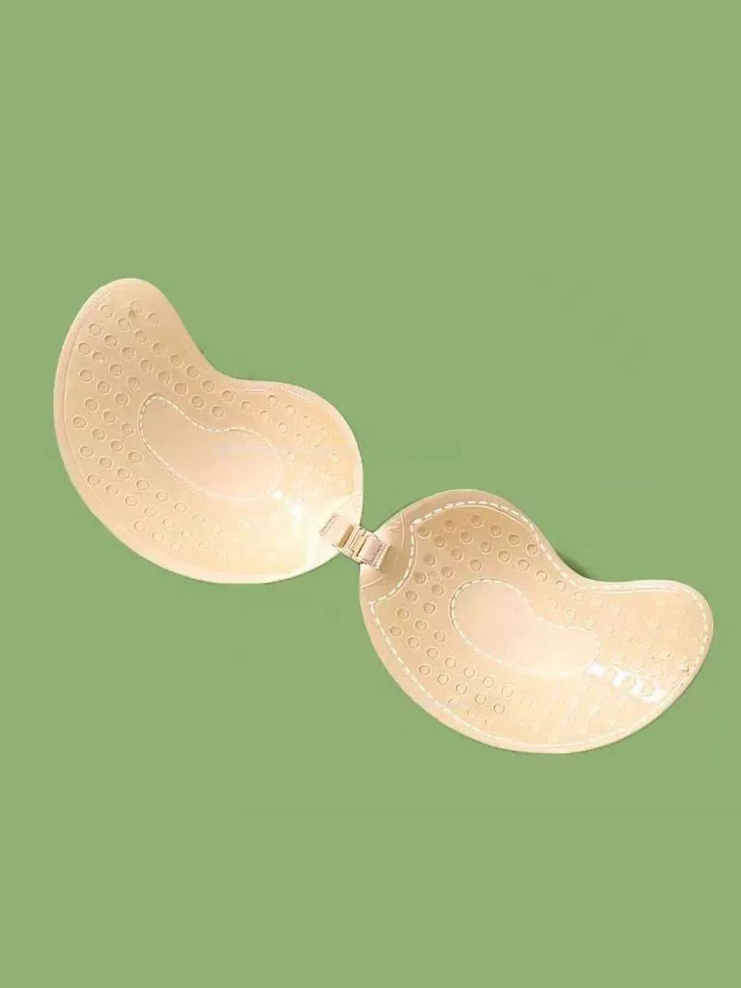 FIMBUL Mango Shape Strapless Invisible Sticky Bra with Front Closure