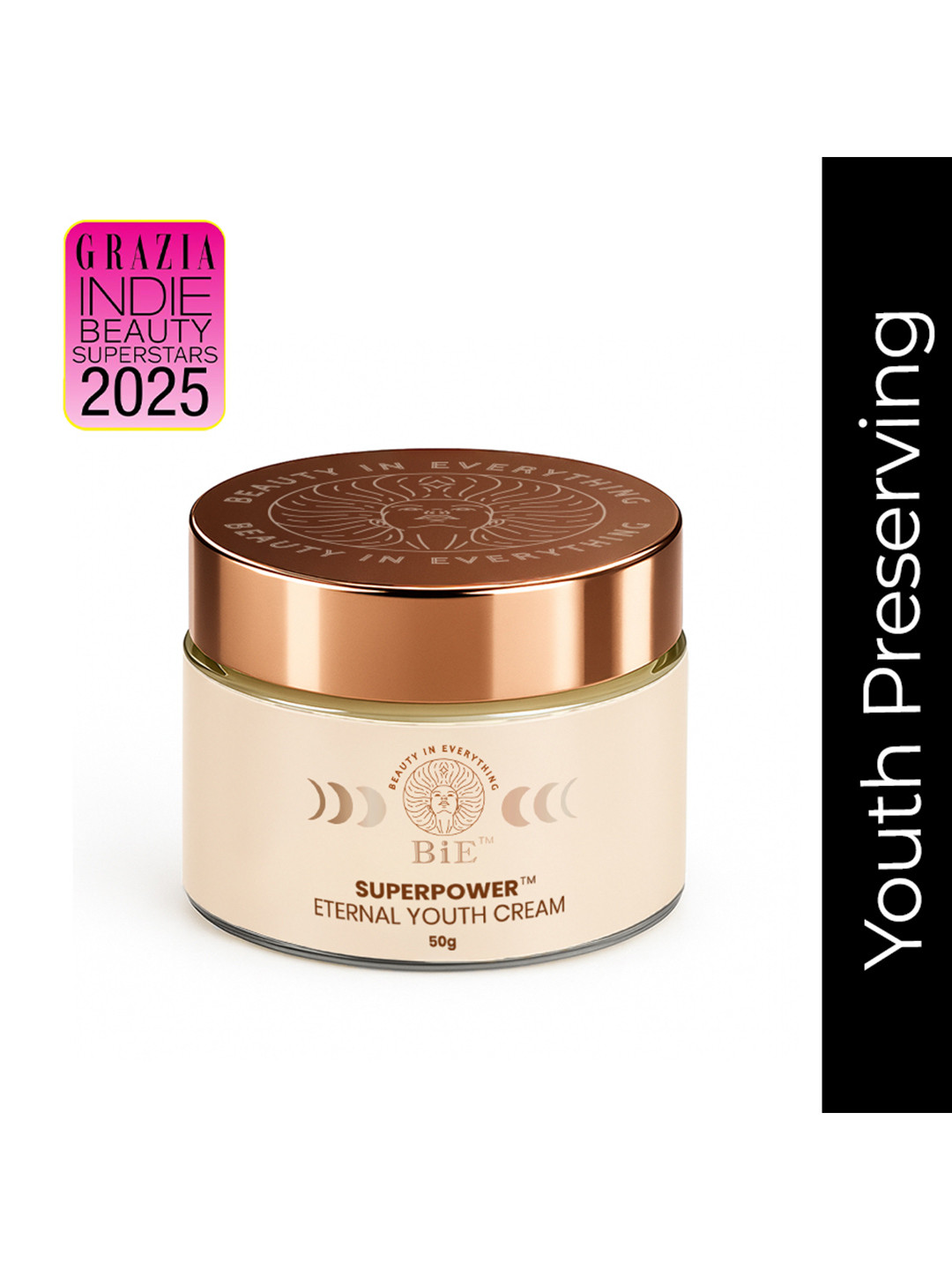 BiE- BEAUTY IN EVERYTHING Superpower Eternal Youth Cream with Squalane - 50 g