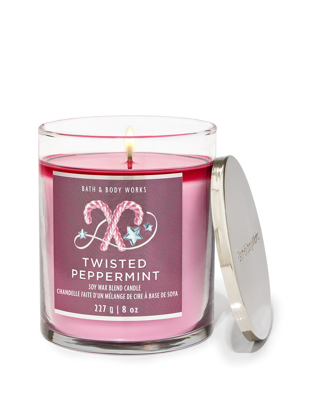 Bath & Body Works Twisted Peppermint Single Wick Candle