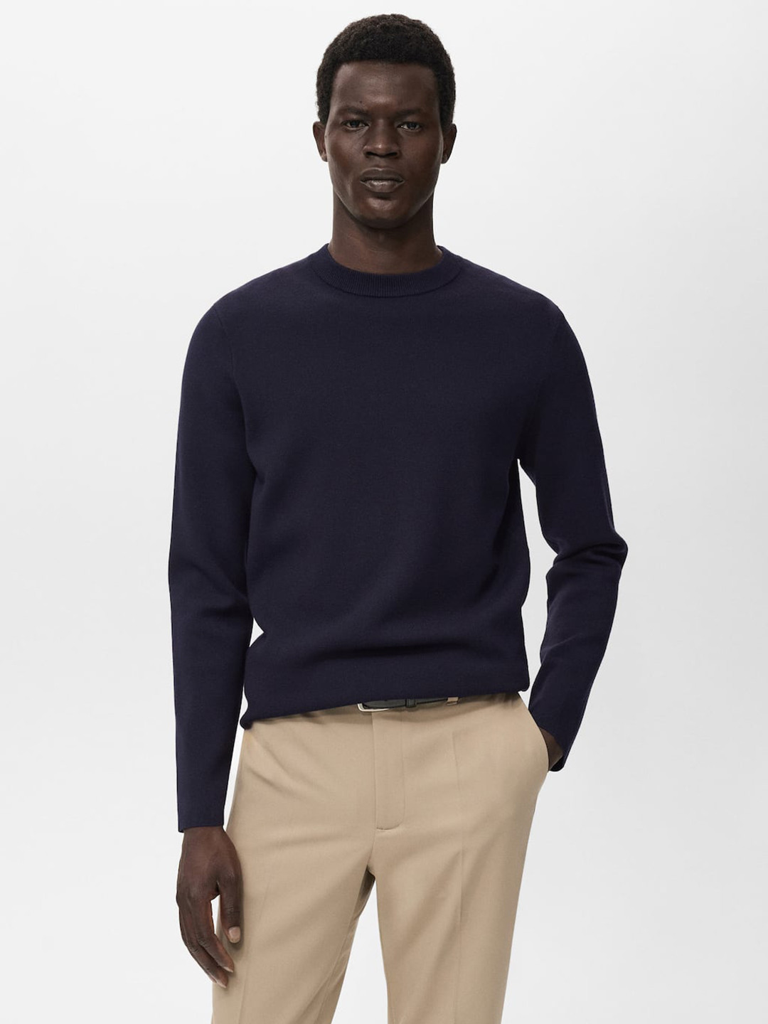 MANGO MAN Crew Neck Pullover