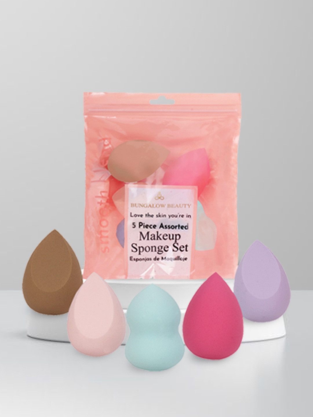 BUNGALOW BEAUTY Set Of 5 Makeup Blending Sponge