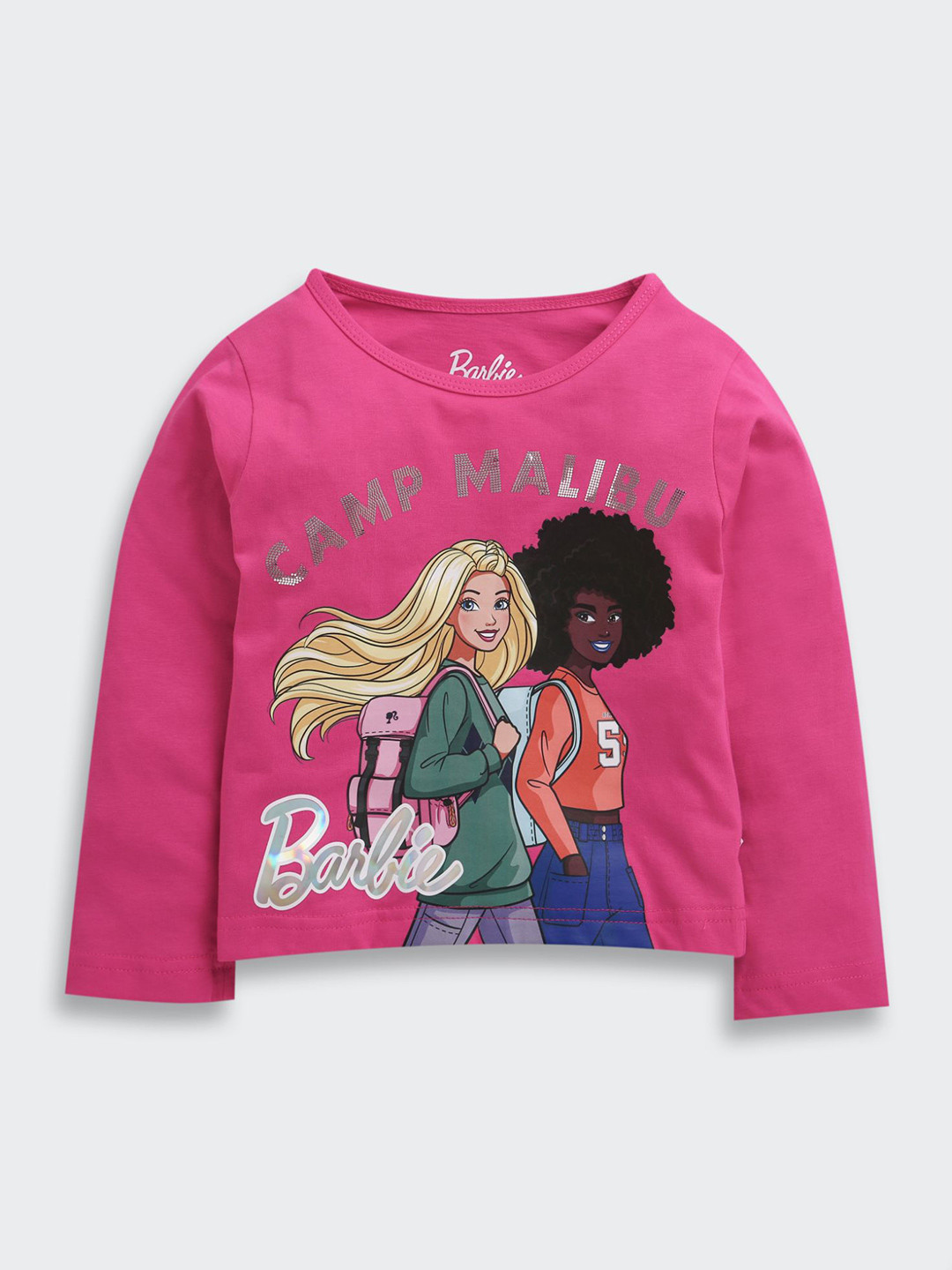 Tiny Girl Girls Barbie Graphic Printed Round Neck Cotton T-shirt