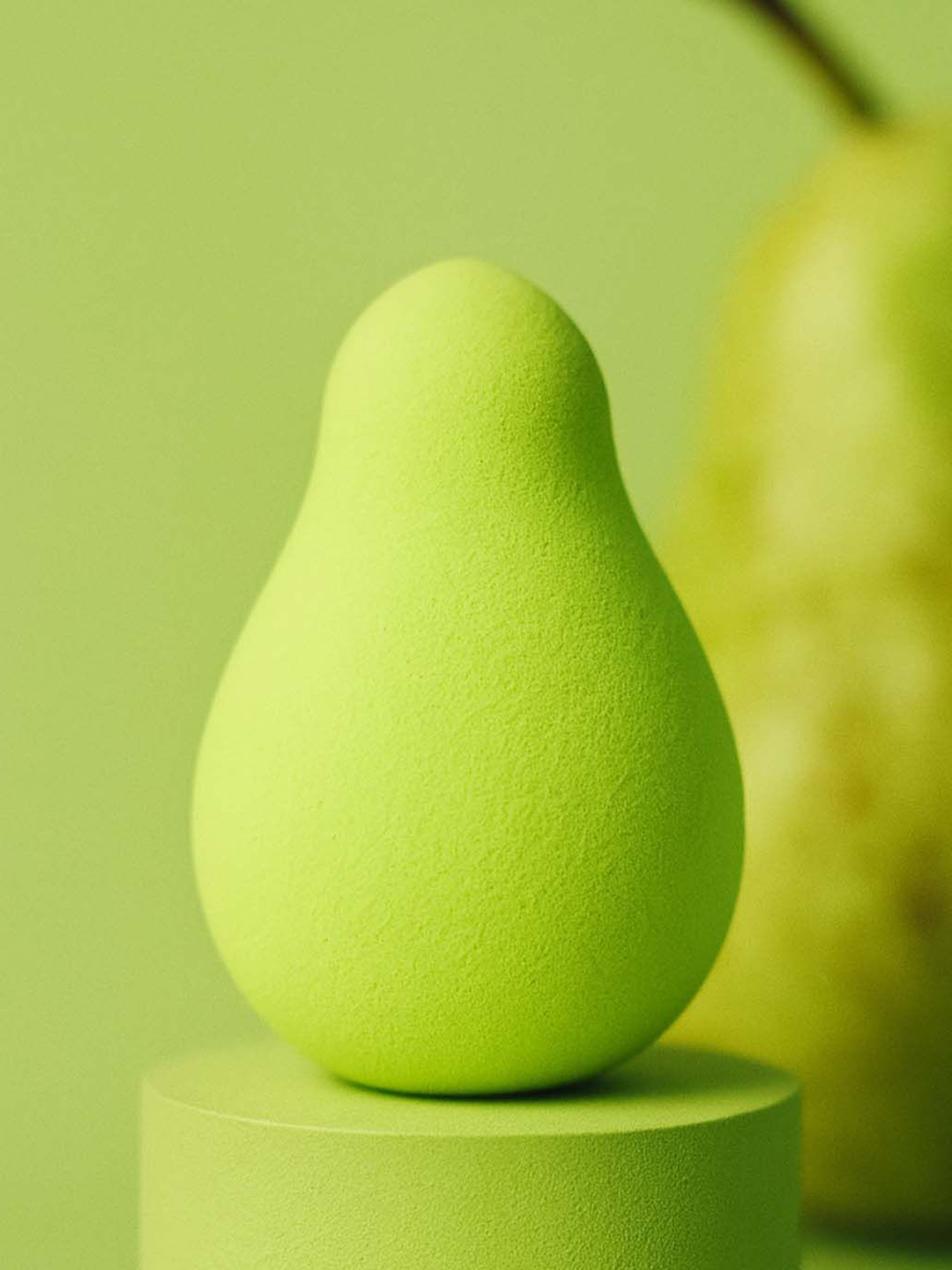 CUFFS N LASHES Pear Makeup Blender Puff