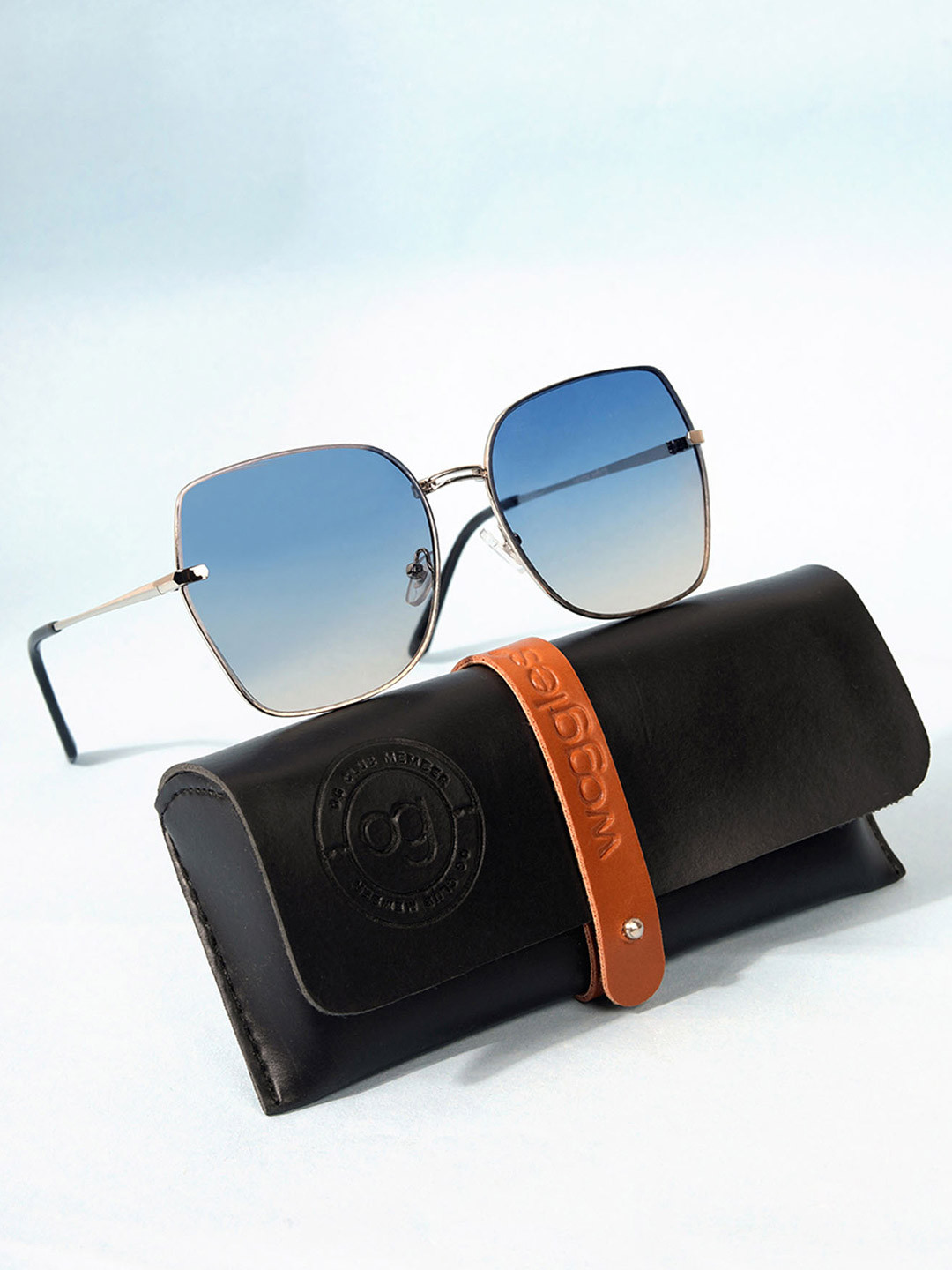 Woggles Unisex UV Protected Lens Oversized Sunglasses WOMT-MOS-004C1