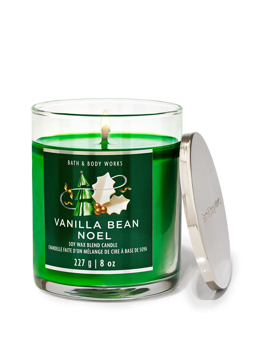 Bath & Body Works Vanilla Bean Noel Single Wick Candle