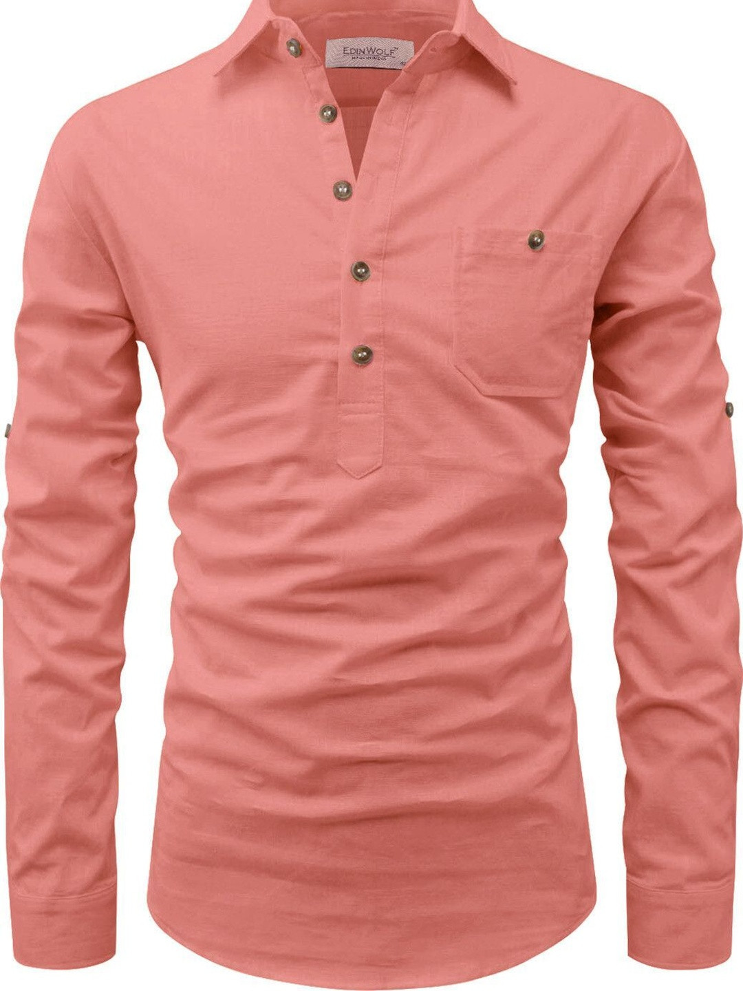 Edin Star Shirt Collar Straight Kurta